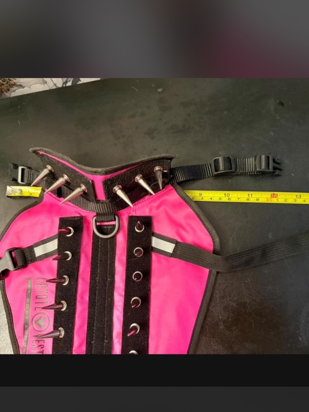 Pink Tactical safety anti-coyote Dog Harness - - Picture 6 of 8